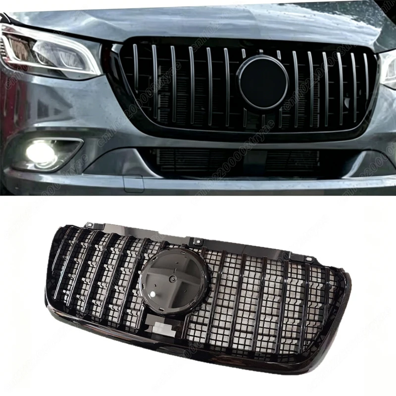 Voorbumper Grille Grills Voor Mercedes-Benz Sprinter W907 2018 2019 2020 2021 2022 2023 2024 Facelift Abs Racing grill