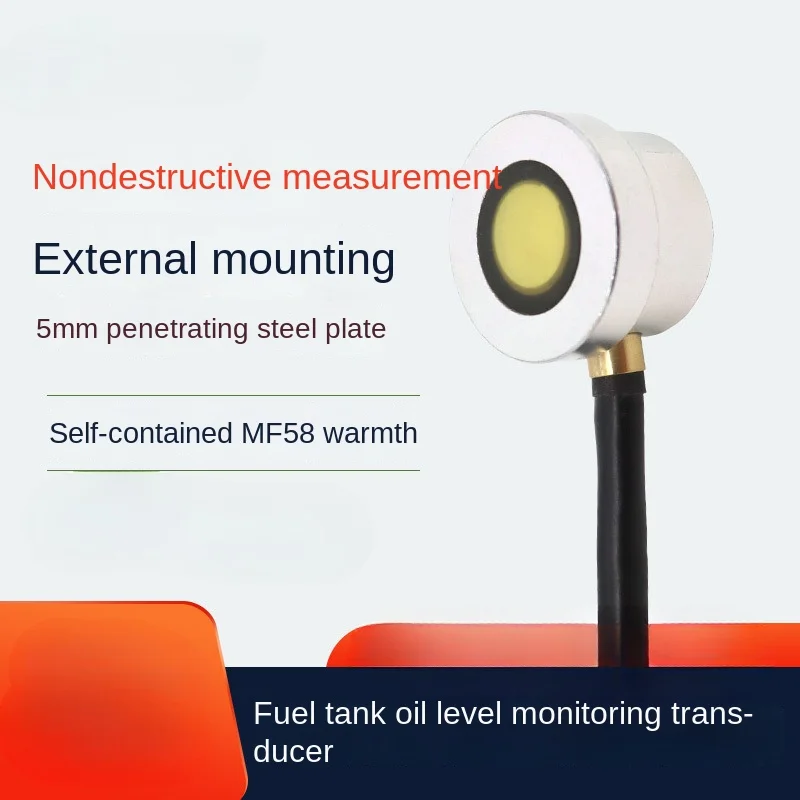 Ultrasonic Probe External Sticking Type Fuel Tank Oil Level Detection Transducer