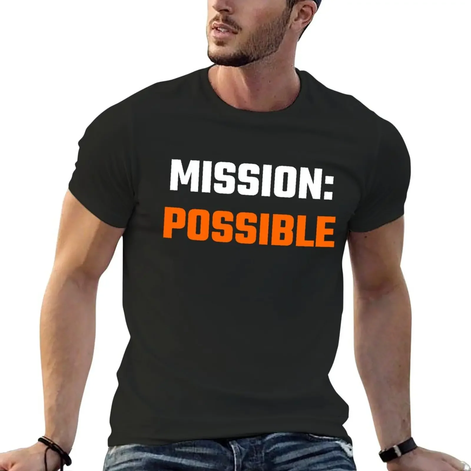 Mission Possible T-Shirt Aesthetic clothing summer tops mens graphic t-shirts big and tall