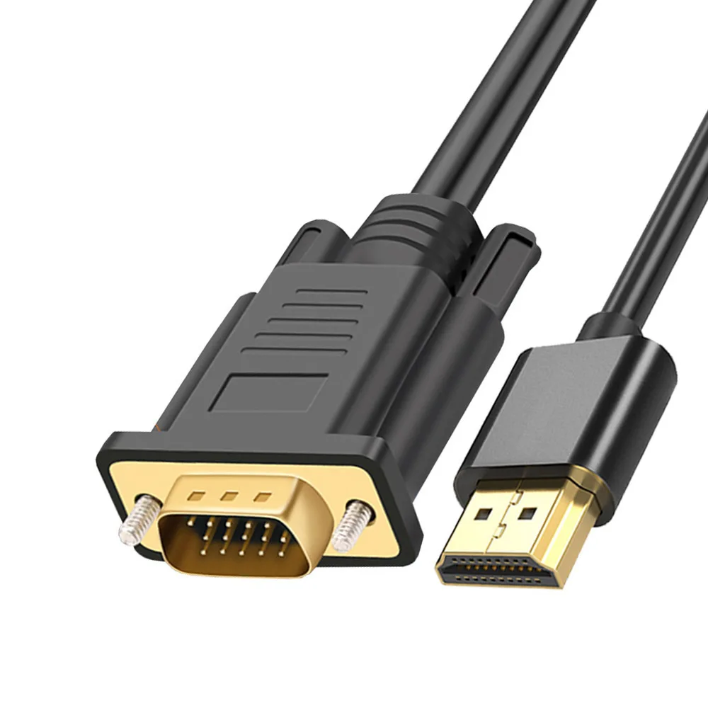 HDMI-compatible To VGA Conversion Line with Decoder Installation Simple Operation No Software and No Setting Use Directly