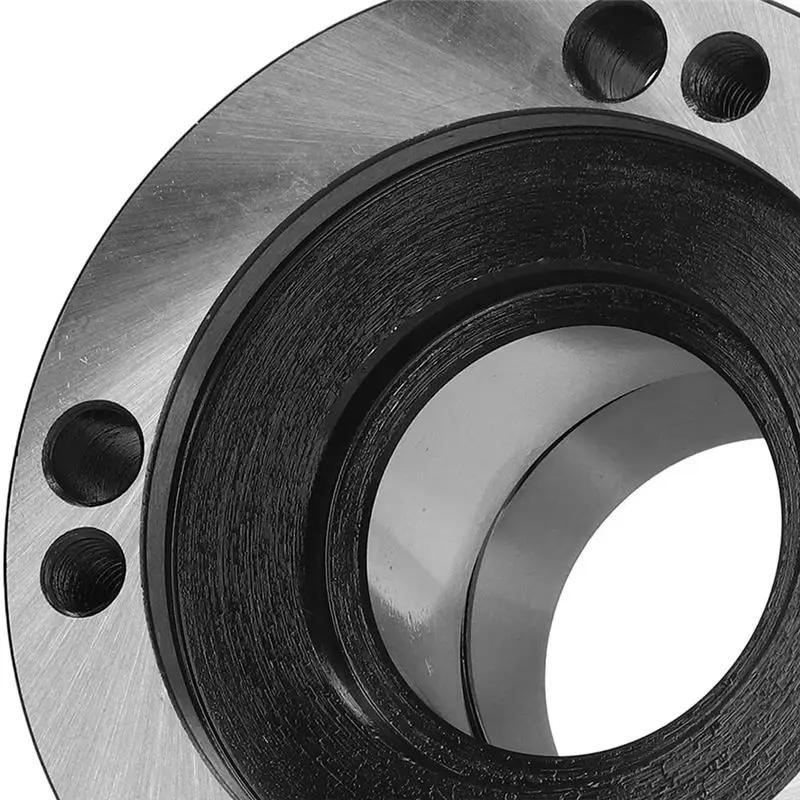 A75K Lathe Collet Chuck, Carbon Steel 7 Holes Lock 0.005 Accuracy ER50 Collet Chuck Easy Removal for Milling Machine
