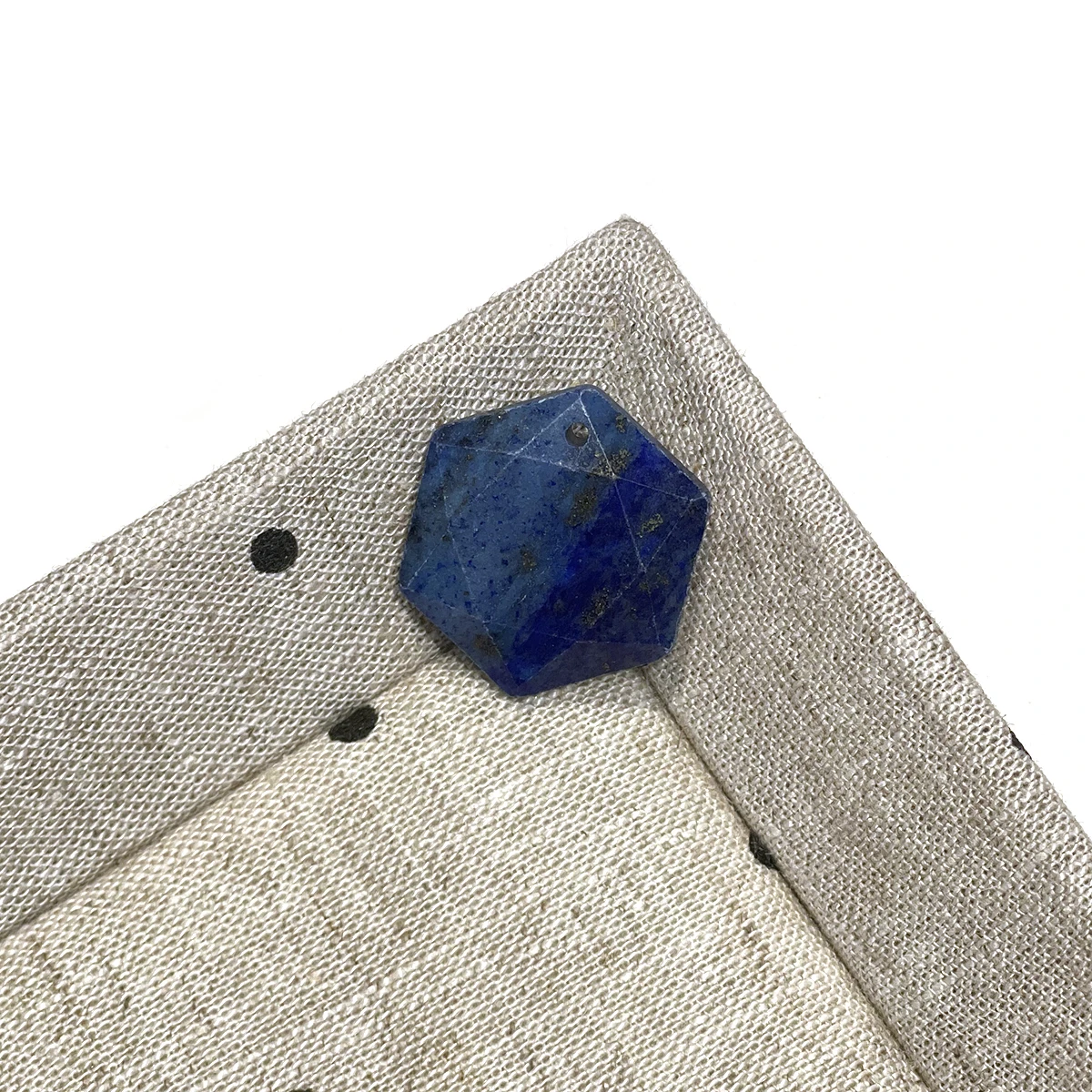 Retro Goldener Anhänger Naturstein Sechseck-Anhänger 20x23mm für Schmuckherstellung DIY Halskette Ohrringe Zubehör – Detail 5