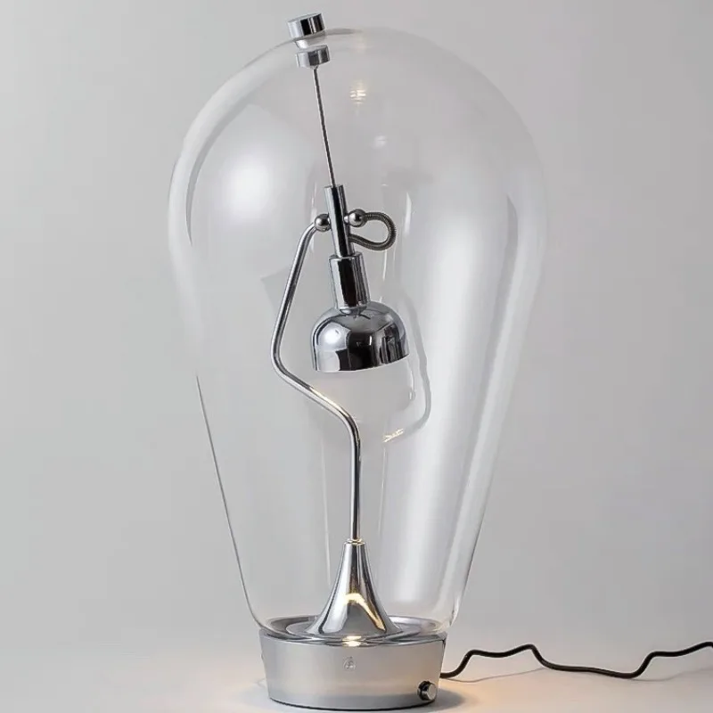 Desk lamp study light luxury Nordic living room simple post-modern creative glass hotel c
