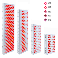 Newest 300W 500W 900W 1500W 630nm 660nm LED Red Light Therapy 810nm 830nm 850nm NIR Therapy Light for full body, grow  lamp