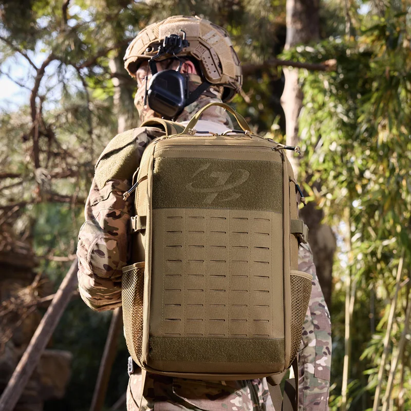 Climbing Backpack Outdoor Tactical Molle Bag Sports Camping Rucksack Multipurpose Hiking Fishing Hunting Mountaineering Backpack