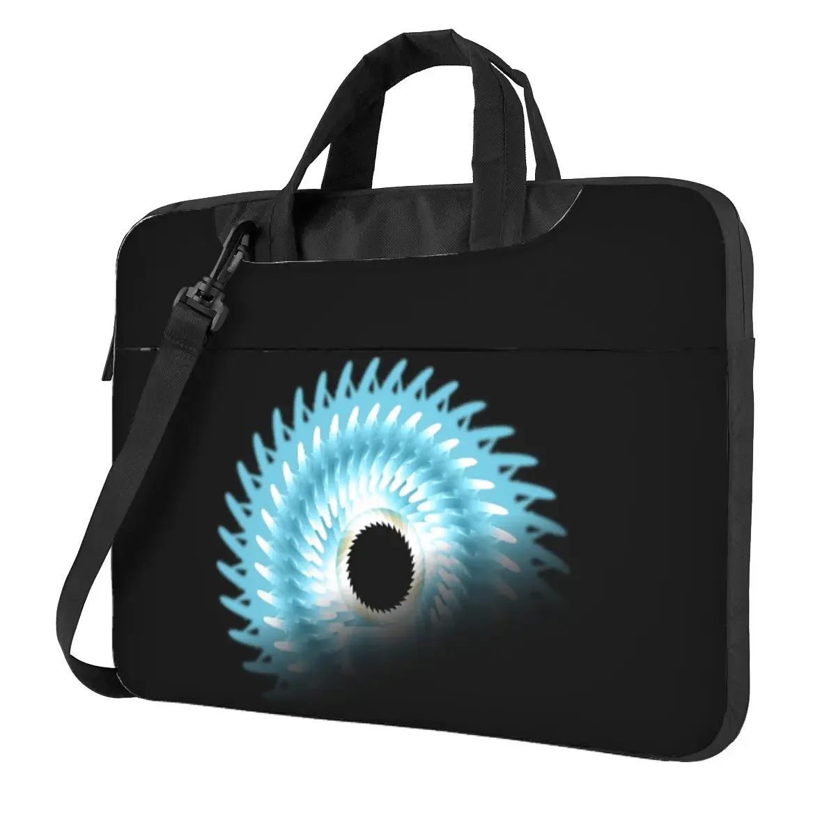 

Portal Metal Scifi Gear Crossbody Laptop Bag Case Computer Bag Resistant Protective Notebook Pouch for Macbook Pro Lenovo
