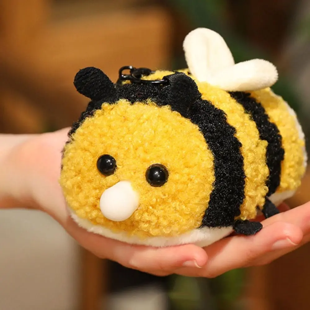 

PP Cotton Spit Bubble Bee Dolls Soft Plushies Doll Press Squeeze Doll Pendant Jewelry Charms Crocodile Keychains