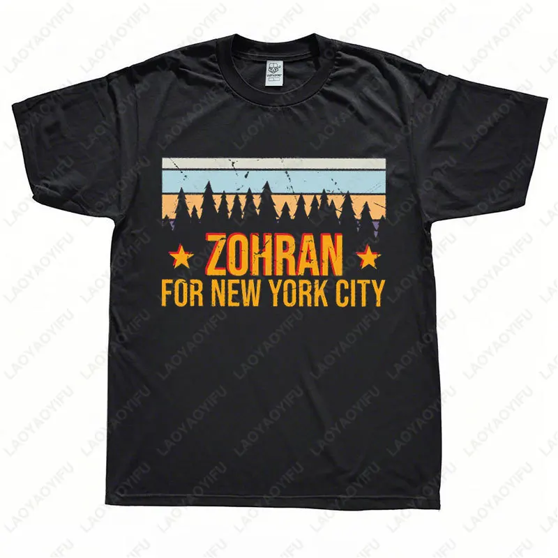 Zohran Mayor of New York Tshirt Zohran Mamdani Graphic Shirt Democratic Socialists of America Unisex Tees Casual Cotton Men Tops