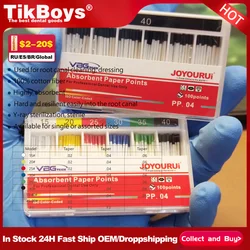 1 Box Dental Absorbent Paper Points GP/PP 02 04 06 Taper 15-40# Dentist Use Dentistry Materials Endodontic Cotton Fiber Tips