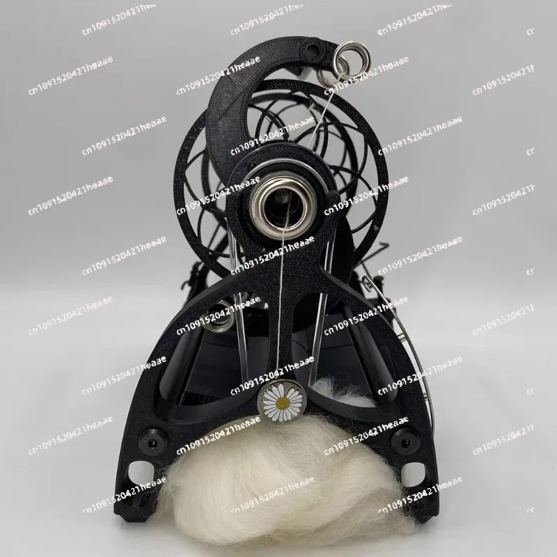 Suitable for Electric Transforms Yarn Adjustable Speed  Mini Spinning Wheel for Home Use -