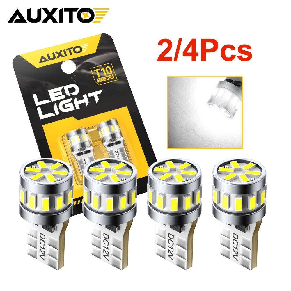 

2/4Pcs T10 W5W LED Bulb Canbus Error Free For Audi A4 B6 B8 Skoda Volvo V50 Honda Toyota 168 194 LED Car Interior Signal Lights