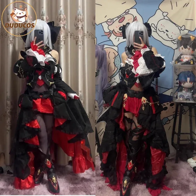 

DUDU SR Theresa Apocalypse Косплей Костюм Honkai Impact 3rd Theresa Apocalypse Косплей Униформа Хэллоуин Вечерние Костюмы Для Ролевых Игр