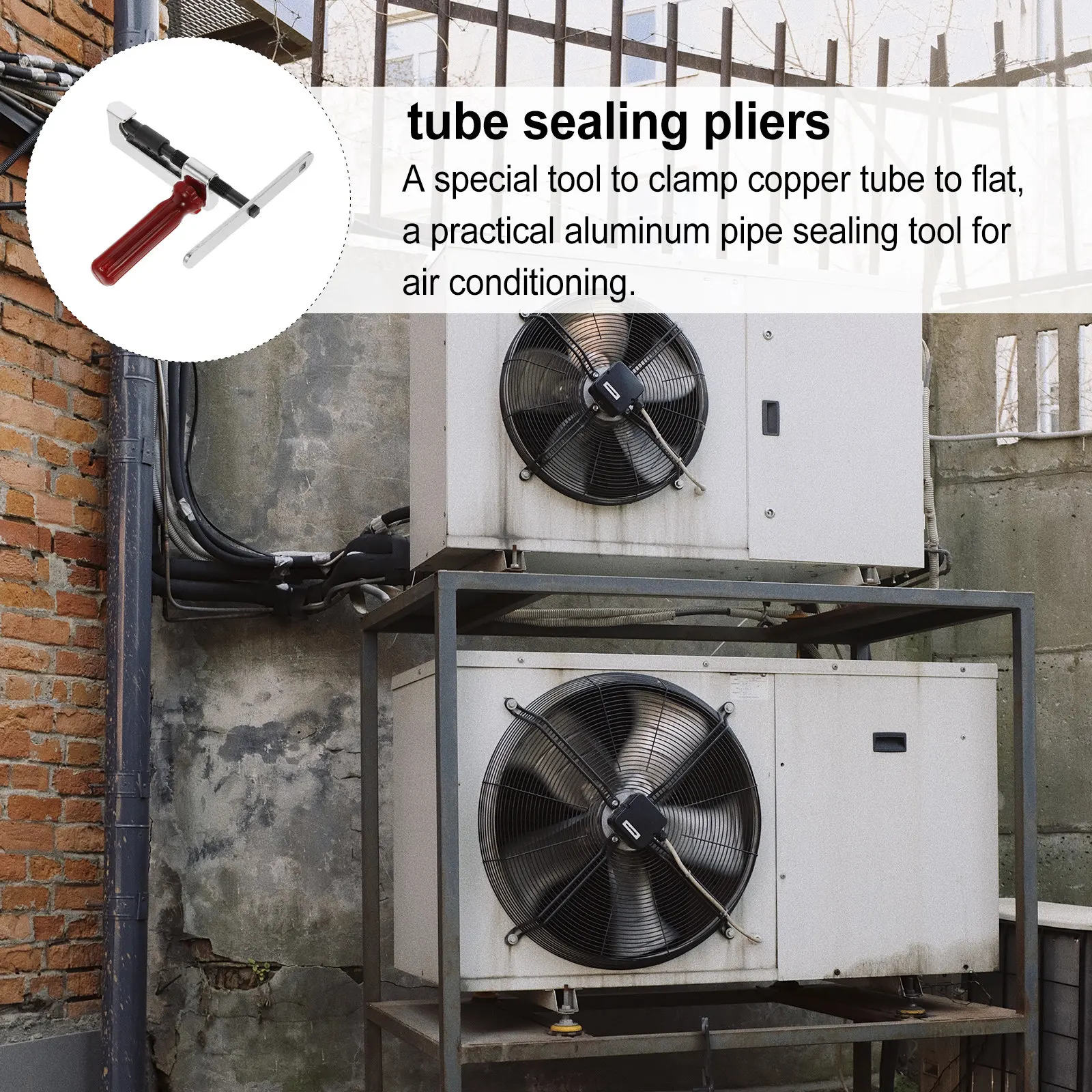 

Набор инструментов для герметизации труб: клещи с технологией точной регулировки винтов, плавное вращение, медный уплотнительный инструмент, для ремонта воздушных охладителей