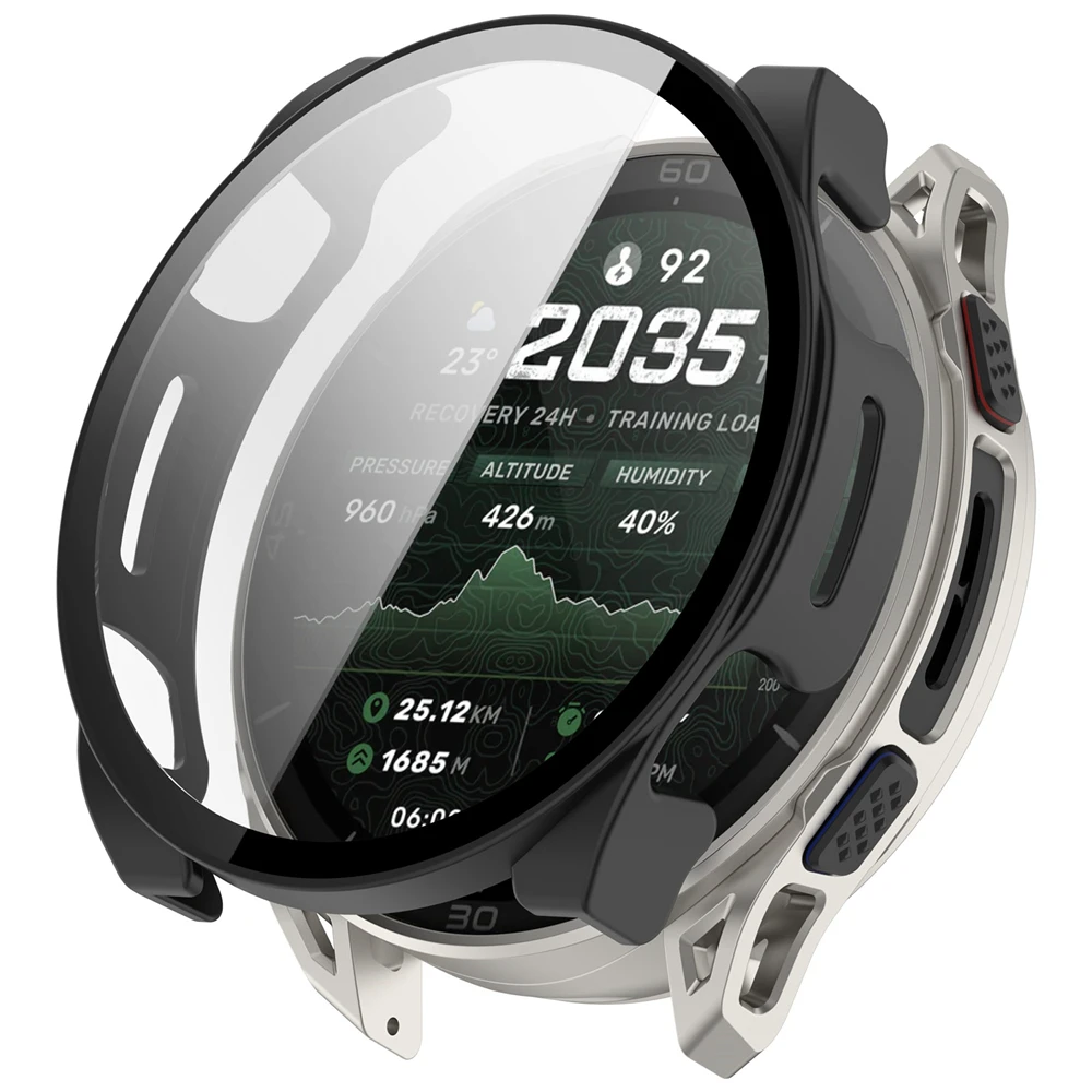 Watch Case Protective Cover for Huami Amazfit Cheetah 2 Ultra A2441 Hard PC Frame Glass Full Coverage Cases Shell Accessories
