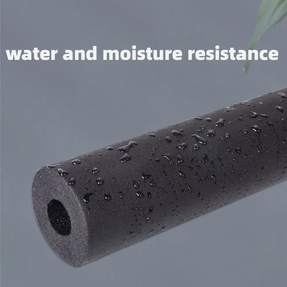 1.8m Sponge Rubber Pipe Black Thickened Thermal Insulation Tubular Sleeve Waterproof Antifreeze Pipeline Holder Protector