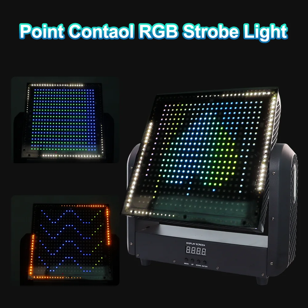 

Strobe Light Moving Head Point Control Hores Racing LED RGB 5050 beads+COB Cold with Wash Effect for DJ Disco Party Wedding