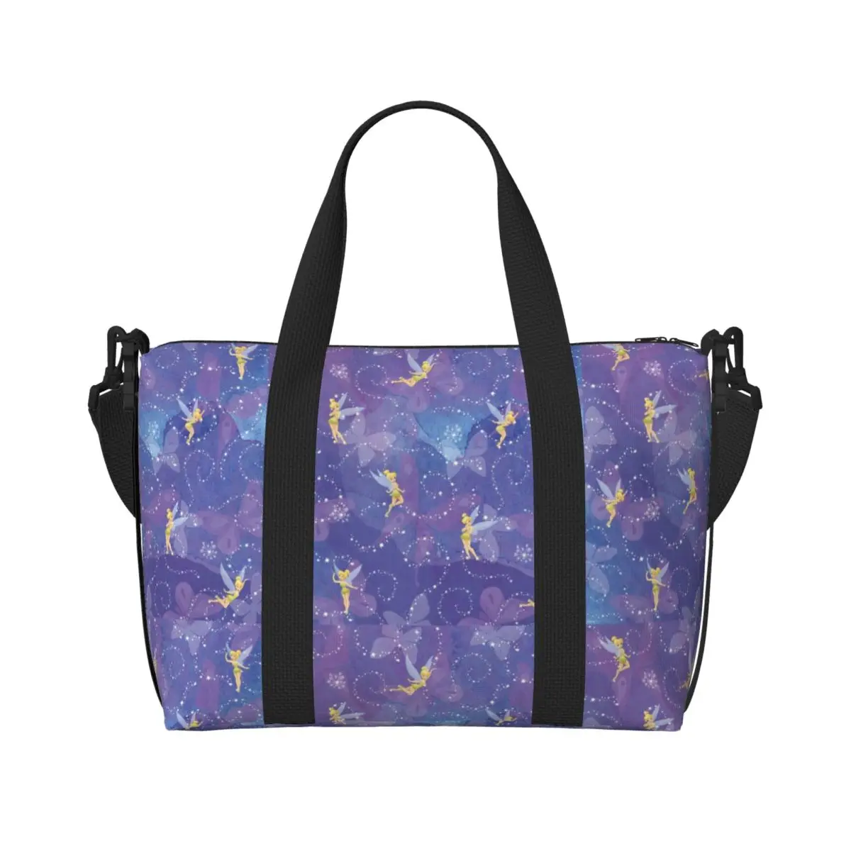 

Custom T-Tinkeres Anime Bell Tote Bag Women Big Capacity Gym Beach Travel Bags