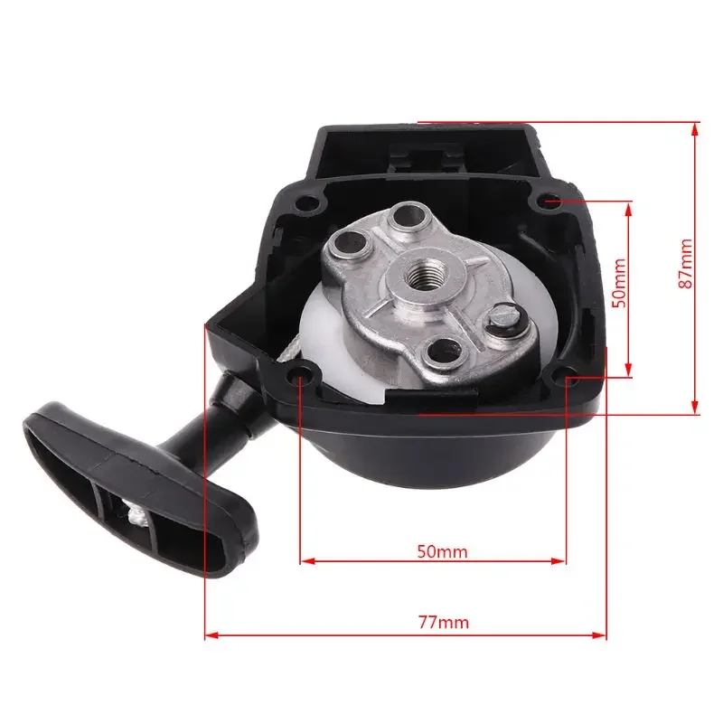 Imagem -06 - Conjunto 26cc 1e34f Cortador Escova Aparador Sebes Grama Starter com Placa Polia Repla 1