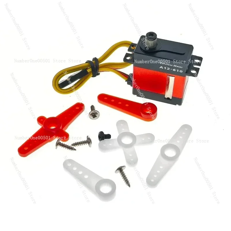 A12-610 Micro High-Torque Digital Servo 9KG Metal Gear HV for 30E Fixed Wing Aircraft