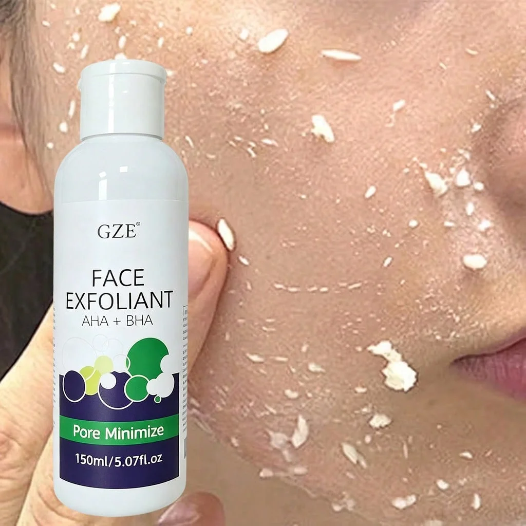GZE Face Exfoliant, Pore Minimizing Liquid Exfoliator, Gentle Peel to Remove Dead Skin, Clear Blackheads & Refine Large Pores view 4