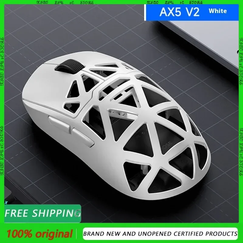 

MCHOSE AX5 V2 Wireless Gaming Mouse Bluetooth 54g Lightweight Ergonomic Design 26000dpi 750ips Three Mode for PC Esports