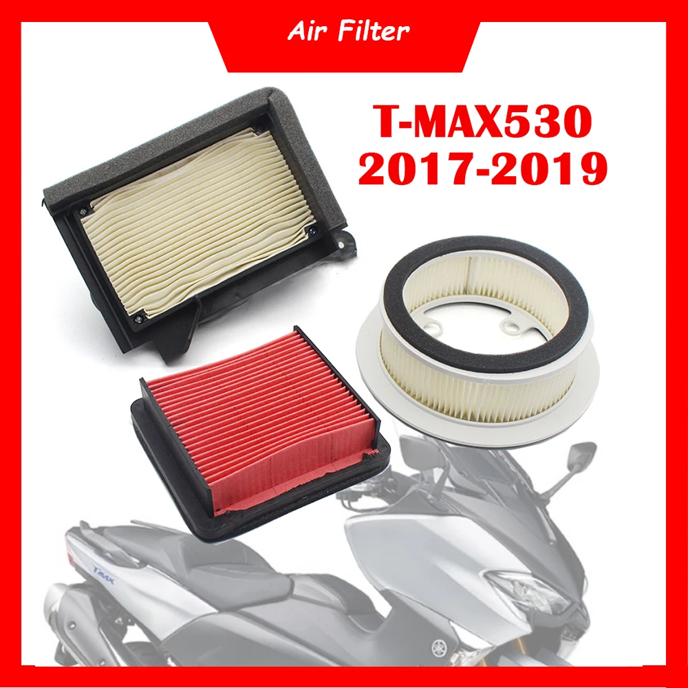 

Motorcycle Engine Air Filter Cleaner Scooter Air Intake Filter Element For Yamaha T-MAX530 TMAX 530 2017-2019