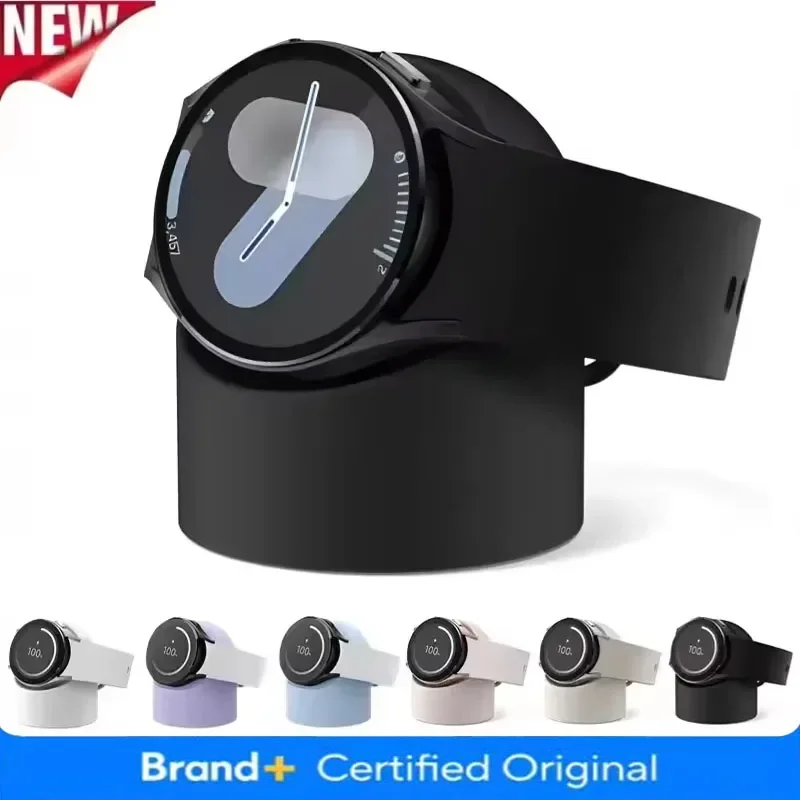 

Compatible with Samsung Galaxy Watch 7 Charger Stand 40 44 46mm Galaxy Watch 3 4 5Pro 6 Silicone Stand 45 Charging Baser