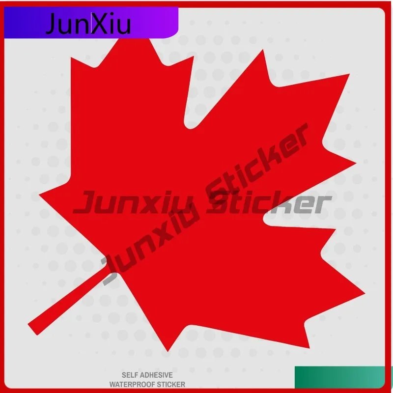 

Large Canadian Maple Cool Truck Anti Scratch Accessory Leaf Sticker Natural Funny Car Van Bike SelfAdhesive Decal Boat Cute