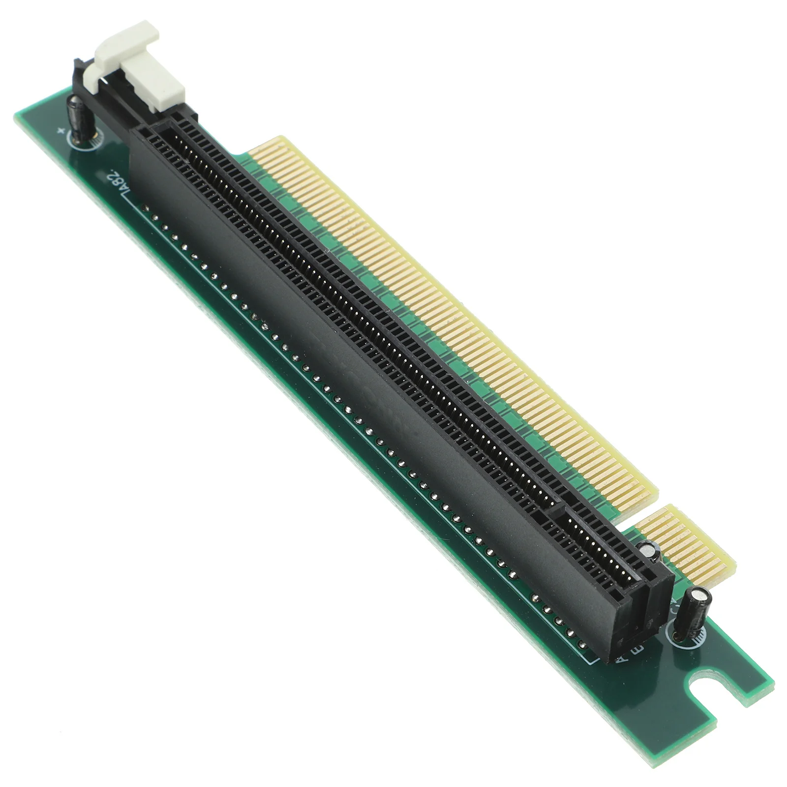 

Pci-E Riser Card 90 Degree Right Angle Extension Support Pci-E 1X to 16X GPU Mining Adapter for Graphics Card Server Use