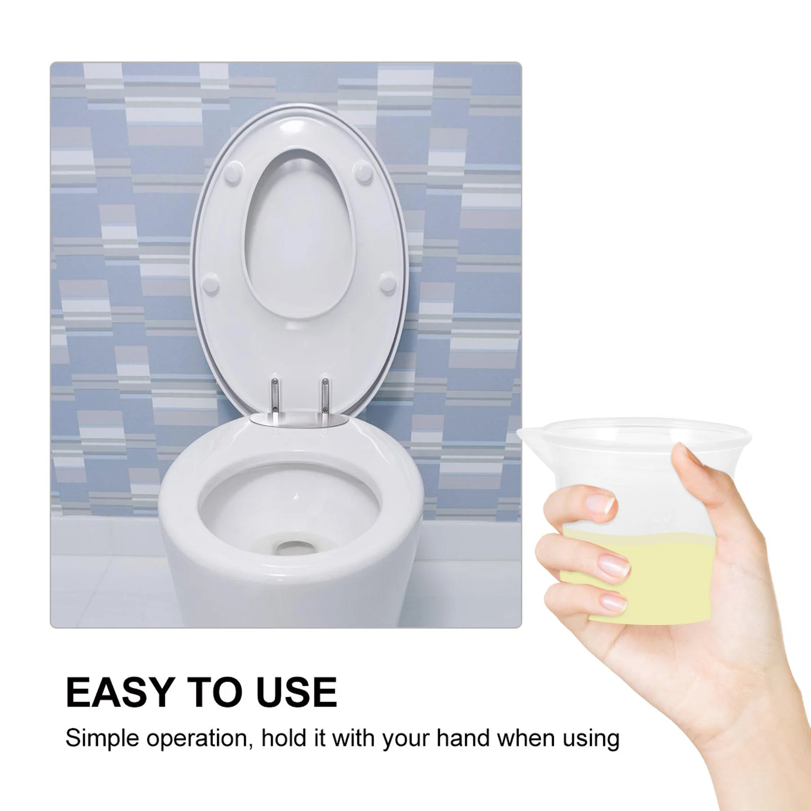 

15Pcs Laboratory Beakers 25Ml Plastic Graduated Cups Urine Test Sample Containers High Temperature Resistant