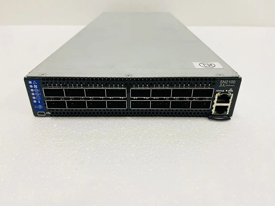 100GbE สเปกตรัม Mellanox 1U สวิตช์อีเธอร์เน็ตเปิดด้วยนิล16พอร์ต QSFP28 Mellanox