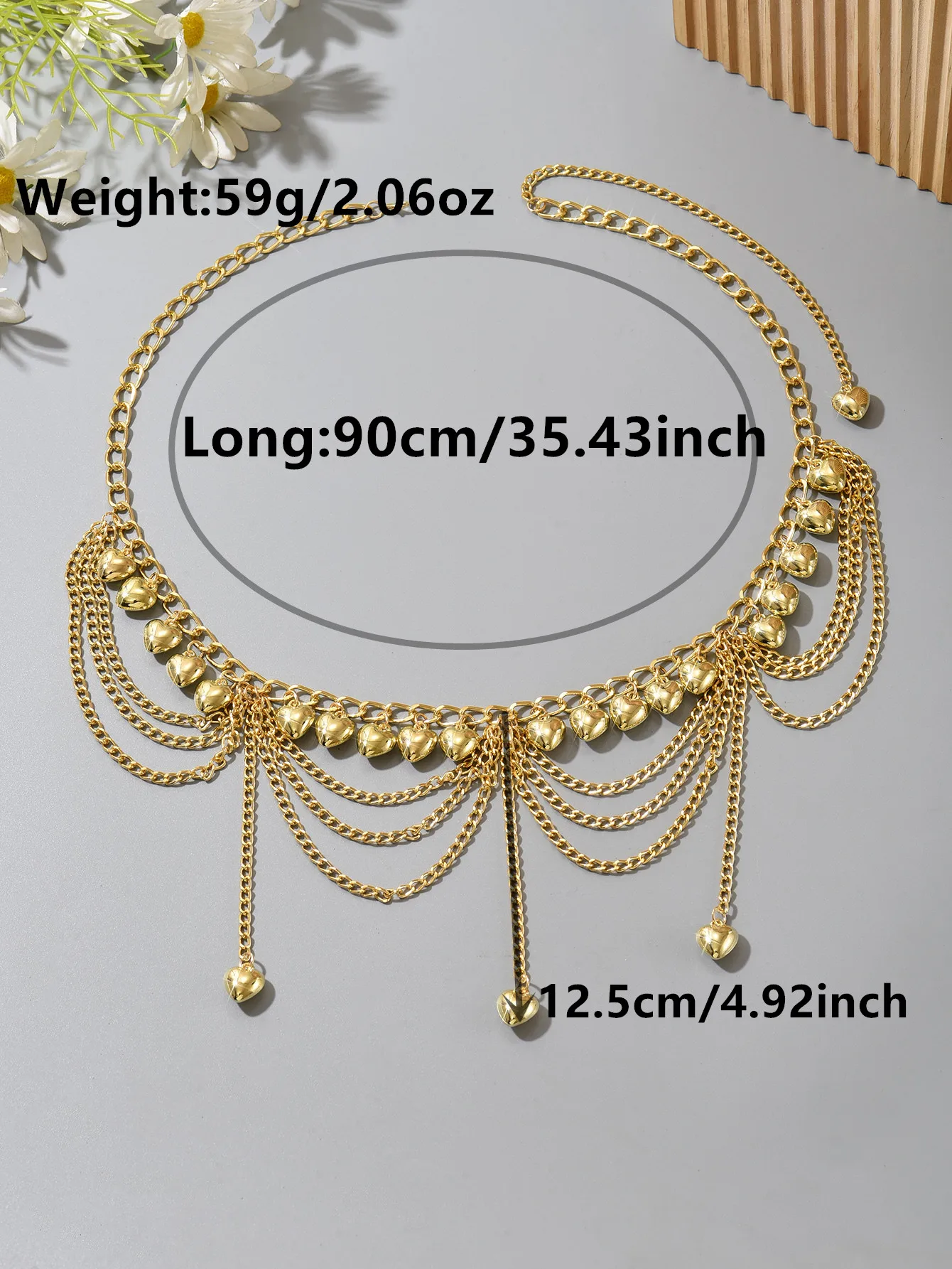 سلسلة خصر ذهبية، إكسسوار للعبا - مراجعة Ethnic Fashion For Ladies وسعره