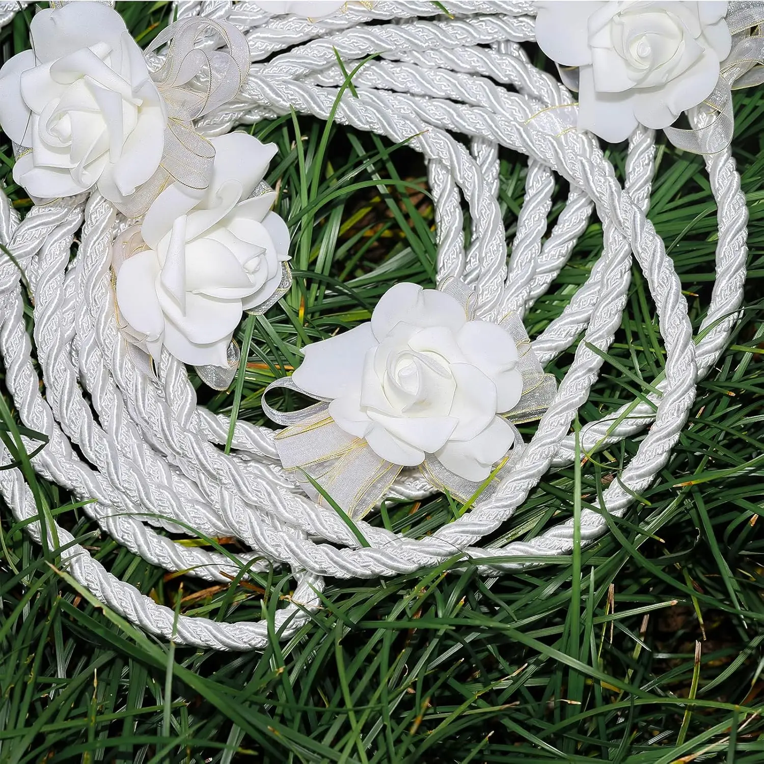 HedongHexi 1.6m/3.2m DIY fabric hand sewn polyester lace handmade crafts woven straps wedding decoration accessories