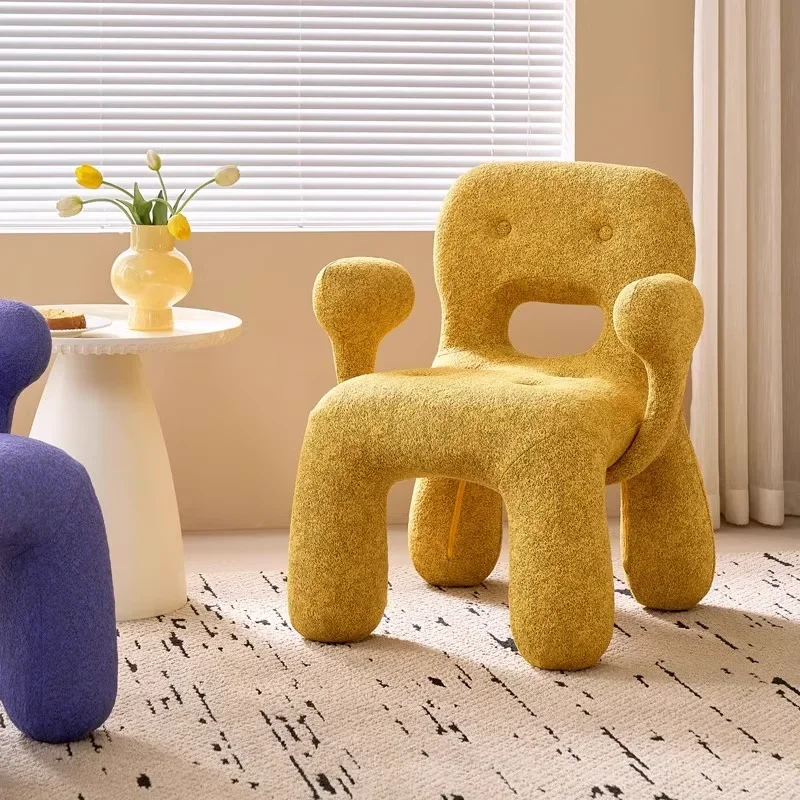 Biscuit Chair Creative Leisure Chair Backrest Household Gingerbread Man BB Makeup Chair