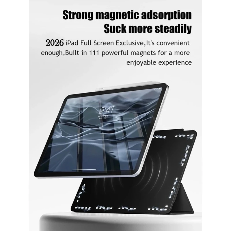 Magnetic Split Tablet Case for New IPad A16 12th 11th 10th Pro 12.9 Mini Air 8 7 6 5 4 11 13 