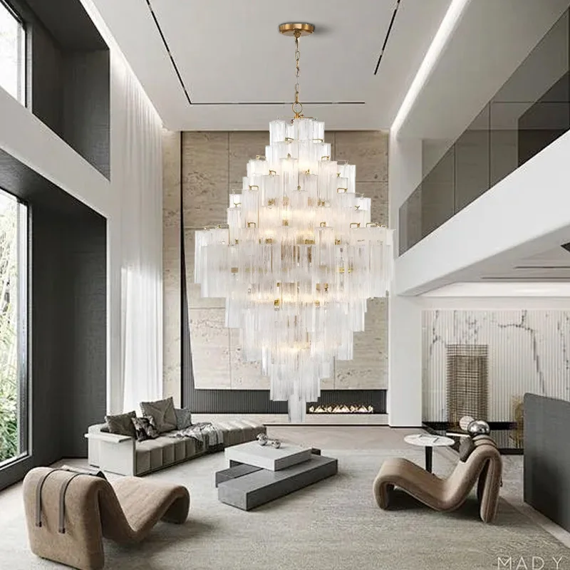 Lamps luxury anthracite glass chandelier gold lustre, dimmable, ceiling lamp , living room lighting home lighting interior