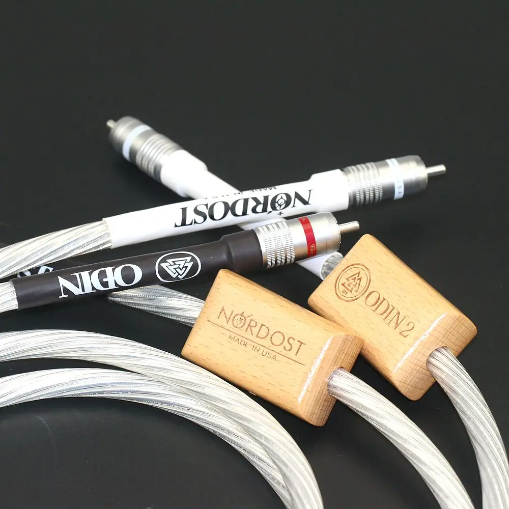 High quality 1 pair of Odin high-purity pure silver signal audio cable RCA dual lotus CD amplifier connection cable