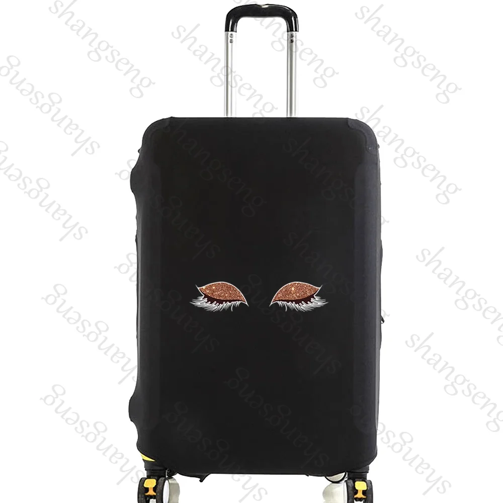 grappige oog handafdruk Reisbagagehoes Elastische koffer Trolley Protector Cover stofkap Koffer voor 18-32" bagage