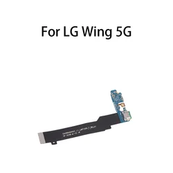 USB 충전 포트 잭 도크 커넥터 충전 보드, LG 윙 5G 용