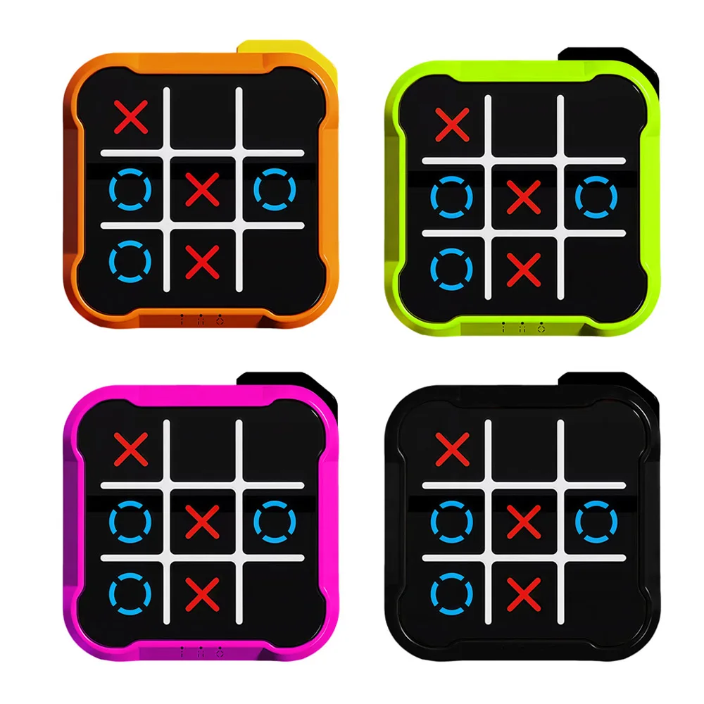 

3-in-1 Electronic Tic-Tac-Toe Handheld Game Console,Endless Tic-Tac-Toe,Whack-a-Mole,and Memory Flash Cards, Suitable for Adults