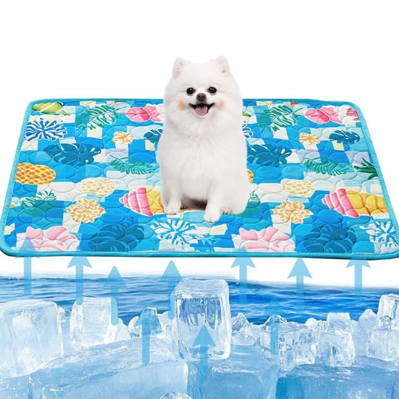 

Dog Cooling Mat Summer Pet Cold Bed Extra Large For Small Big Dogs Pet Accessories Cat Durable Blanket Sofa Cat Ice Pad Blanket