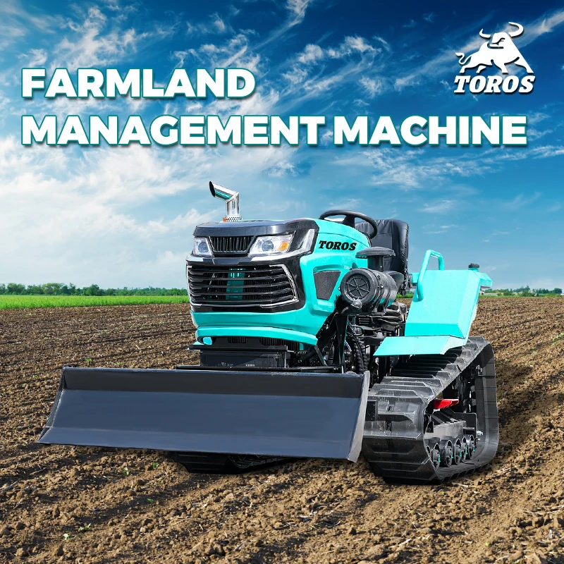 Top Selling Mini Crawler 35hp Mini Agriculture Rotary Tiller Cultivator Pastoral Management Machine