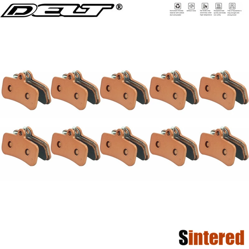 DELT 10 Pair Bicycle Disc Brake Pads,For SHIMANO,M6120,M810,M820,ZEE,BR-M640,BENGAL,4X,XTR,M9120,M8120, M8020, M7120,Sintered