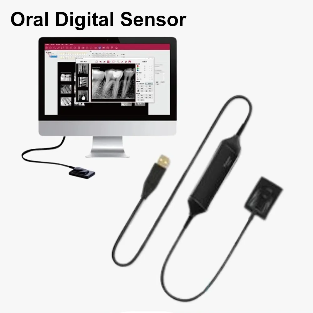 Dental Runyes DR730 Sensor X-ray Sensor Fast Transmission Digital Intraoral System Intra-Oral Include Software Tools