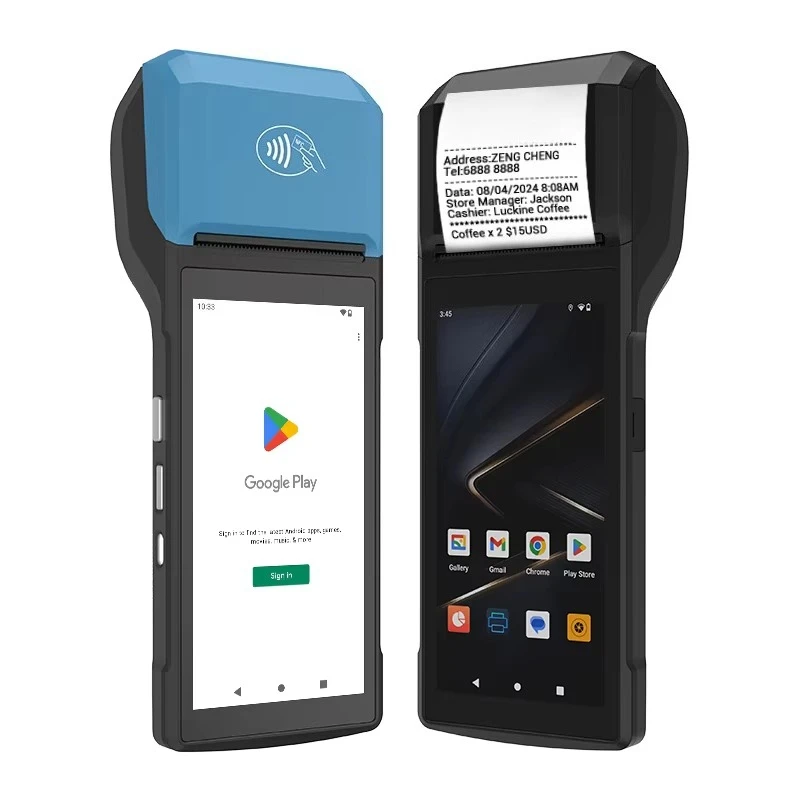 4G WIFI Android 13/14 OS Handheld POS Printer System 5.5