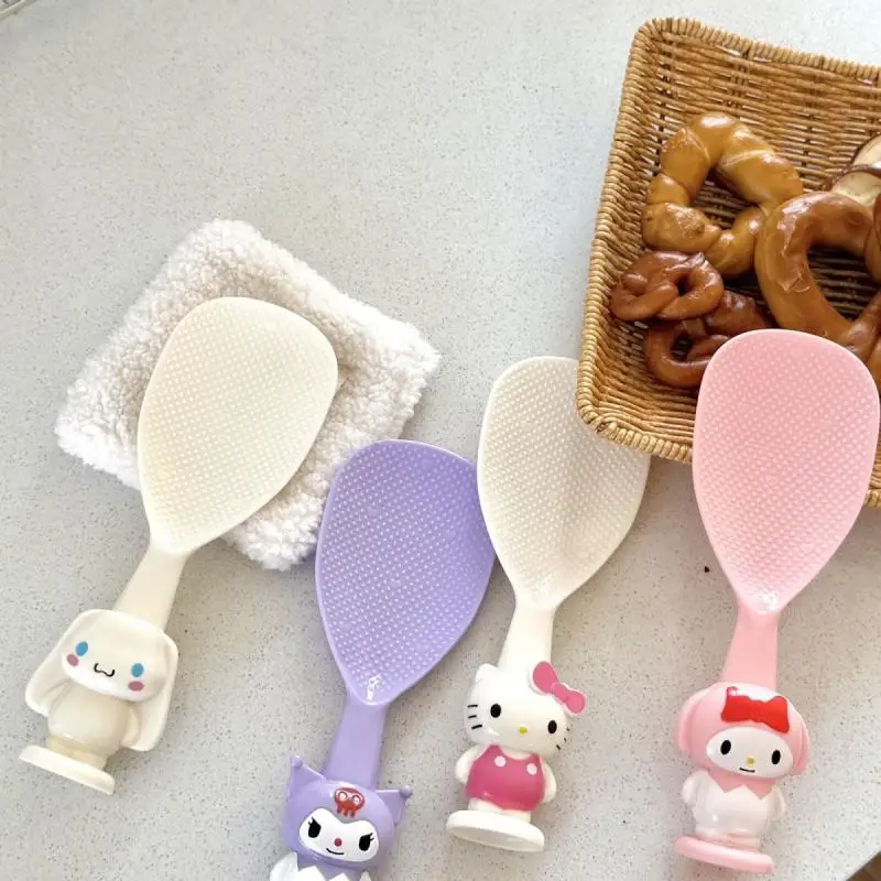 Sanrios Melody cuchara de arroz nuevo estilo Vertical hogar lindo cuchara dibujos animados gran oferta vajilla de cocina nuevo estilo Kawaii barato al por mayor
