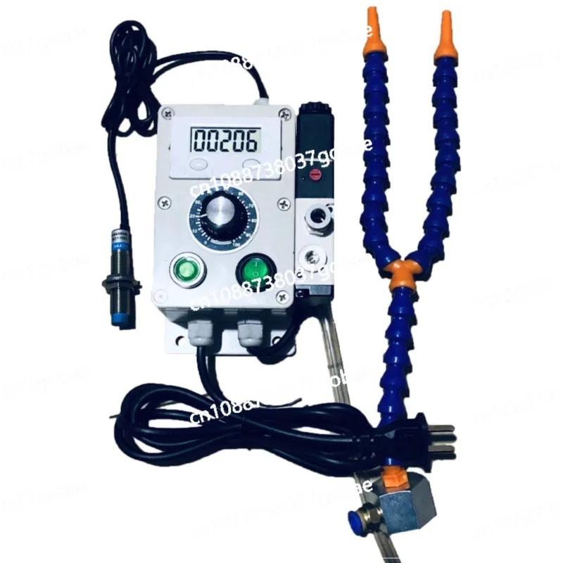 Punch blowing machine Induction blowing punching bench drill slag blowing automatic