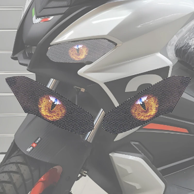 For Aprilia SR GT200 SRGT200 SR GT 200 SRGT 2023 Motorcycle Headlight Guard Stickers Accessories Front Fairing Headlamp Decal