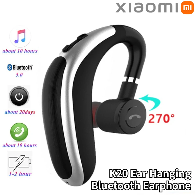 Xiaomi Bluetooth 5.0 Business Earphone Wireless Handsfree Headphones Waterproof Stereo HD Call Headset for Game Sports Men Women