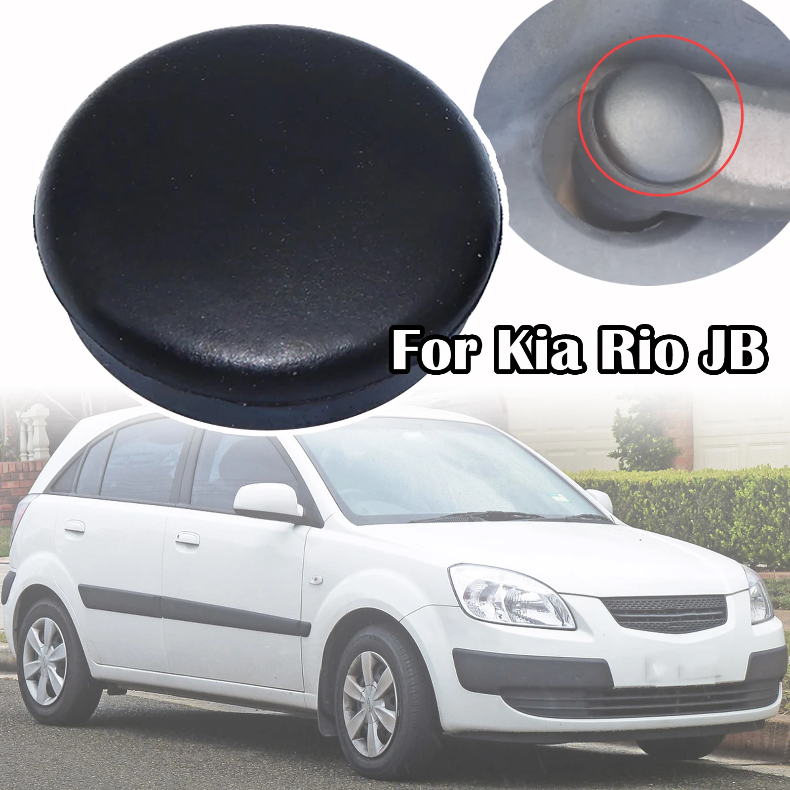 

For Kia Rio JB Pride Sephia Sport Car Front Wiper Arm Nut Cover Cap Bolt Replacement Part 2005 2006 2007 2008 2009 2010 2011